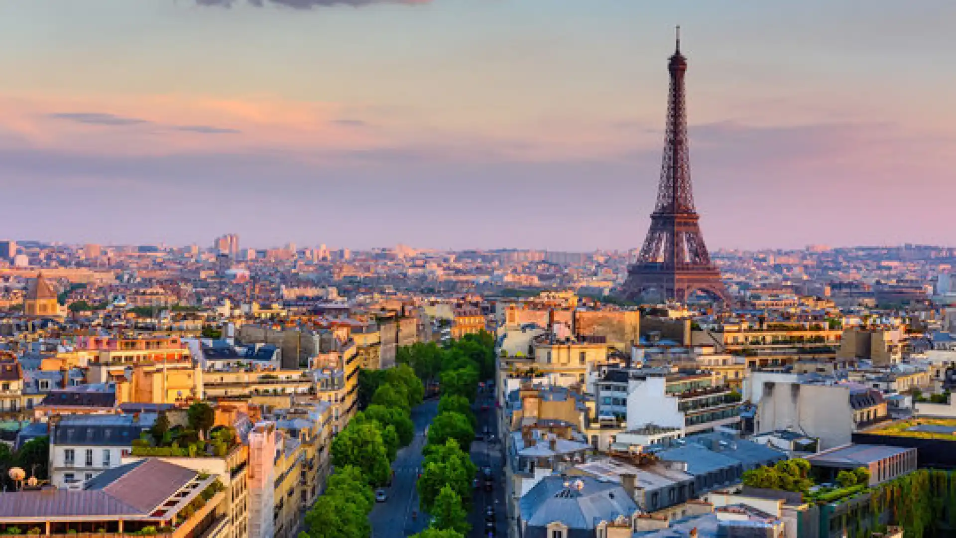 Eiffel Tower in Paris, France.