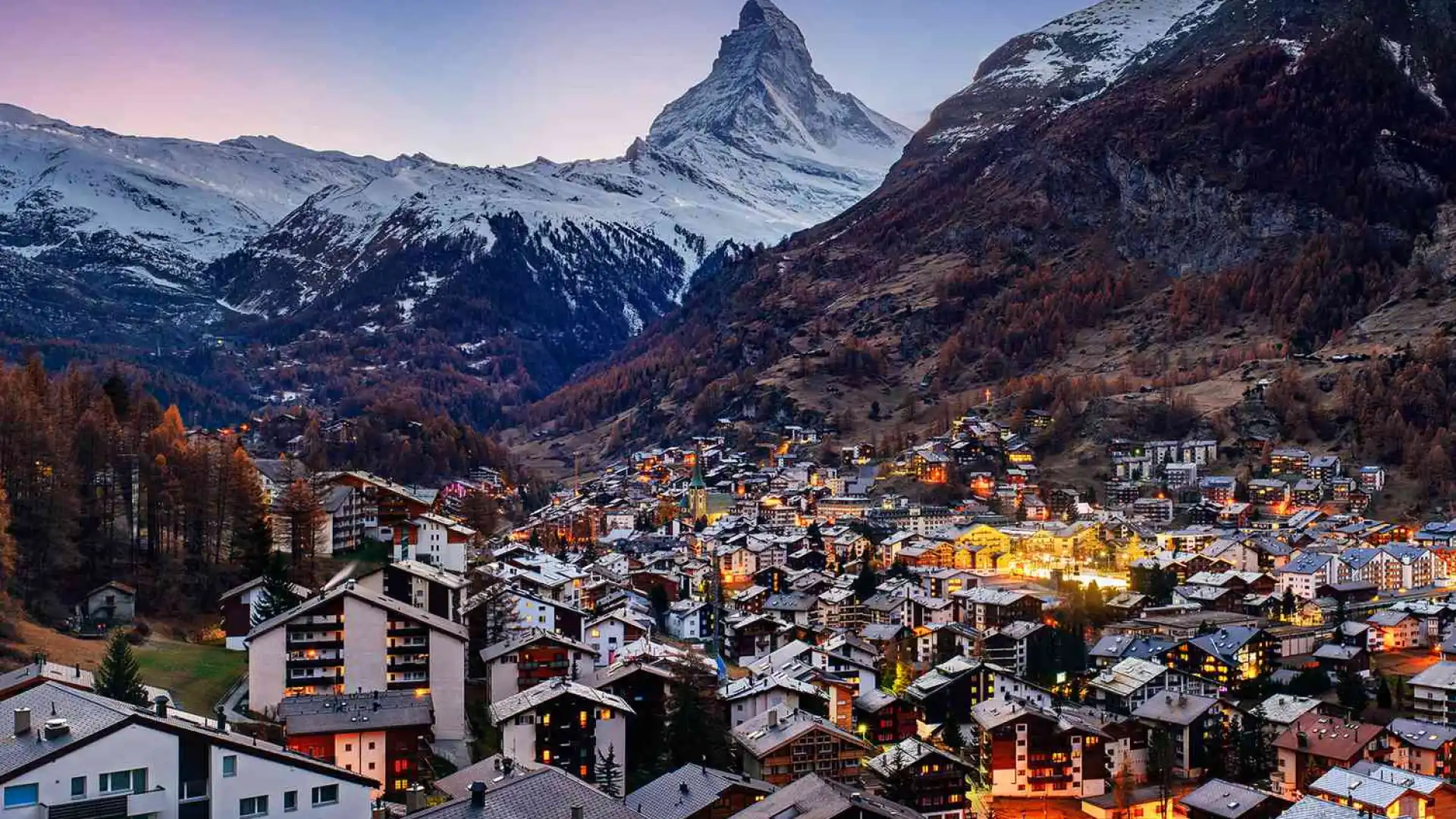 Swiss alps in Zermatt, Switzerland.